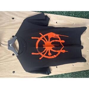 Spider-Man Black T-Shirt with Red Spider Logo